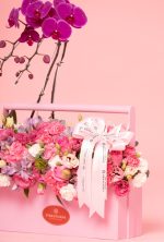 Cesta de orquidea "Encanto Rosado" - Imagem 4