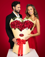 Buquê Coração vermelho - Imagem 2
