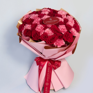 Buquê "Rosa é vida"