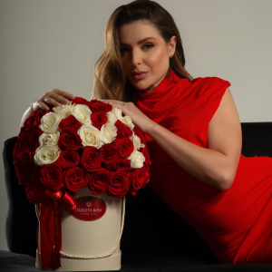 Hat box com letra